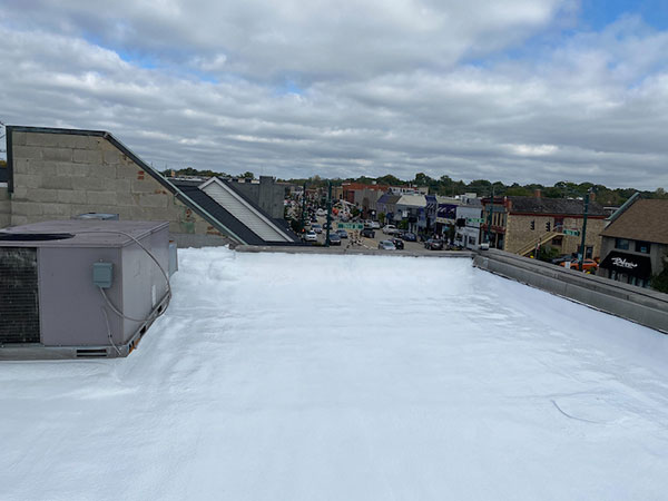 Flat-Roof-Coatings-Evansville-IN-Indiana-1 | Outdo Commercial Roofing coated roof - Flat Roof Coatings Evansville, IN
